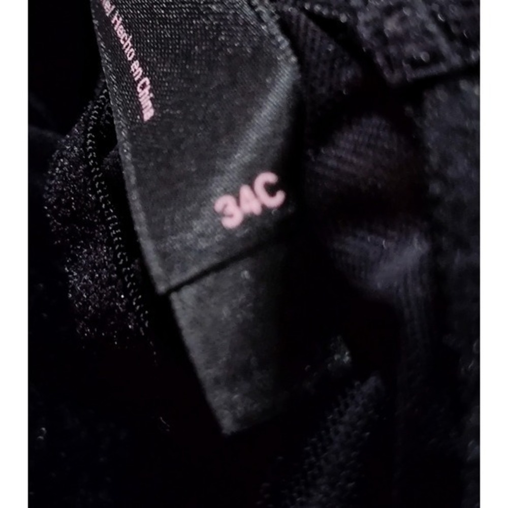 Victoria's Secret Black Lace Rhinestone Tulle Corset Top Lingerie Bustier - Picture 9 of 9